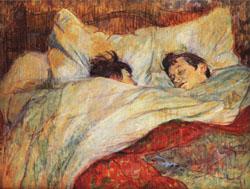 Henri De Toulouse-Lautrec The bed